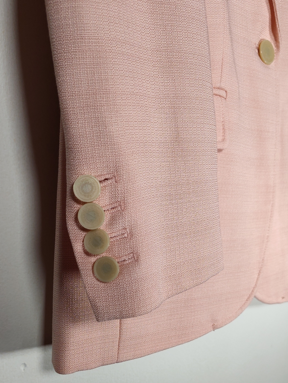 NEW J. Crew Arden Blazer in Luster Canvas Peach Petal Pink 12 - Picture 7 of 14